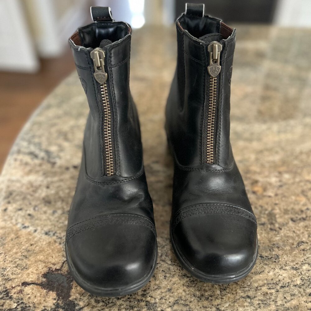 Ariat Riding/Paddock Boot, Black, Size 7.5